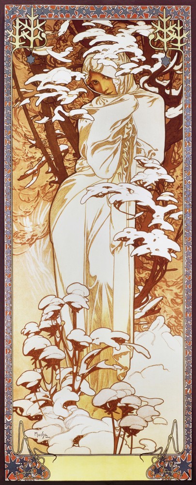 Alphonse Mucha - L'Hiver