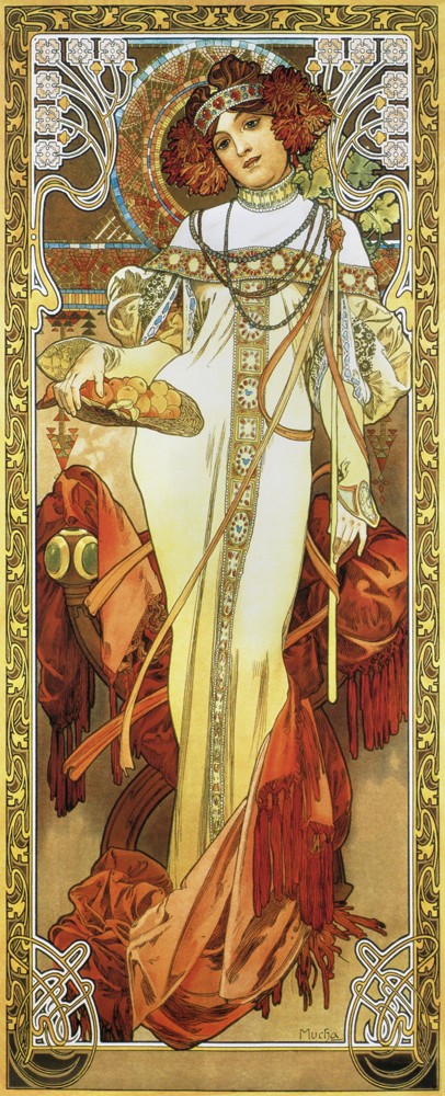 Alphonse Mucha - L'Automne